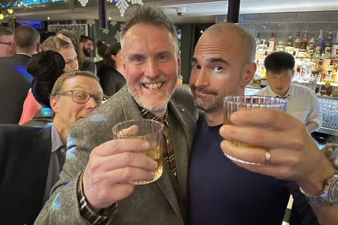 Rik Henderson and Chris Barraclough at the Pocket-lint Awards