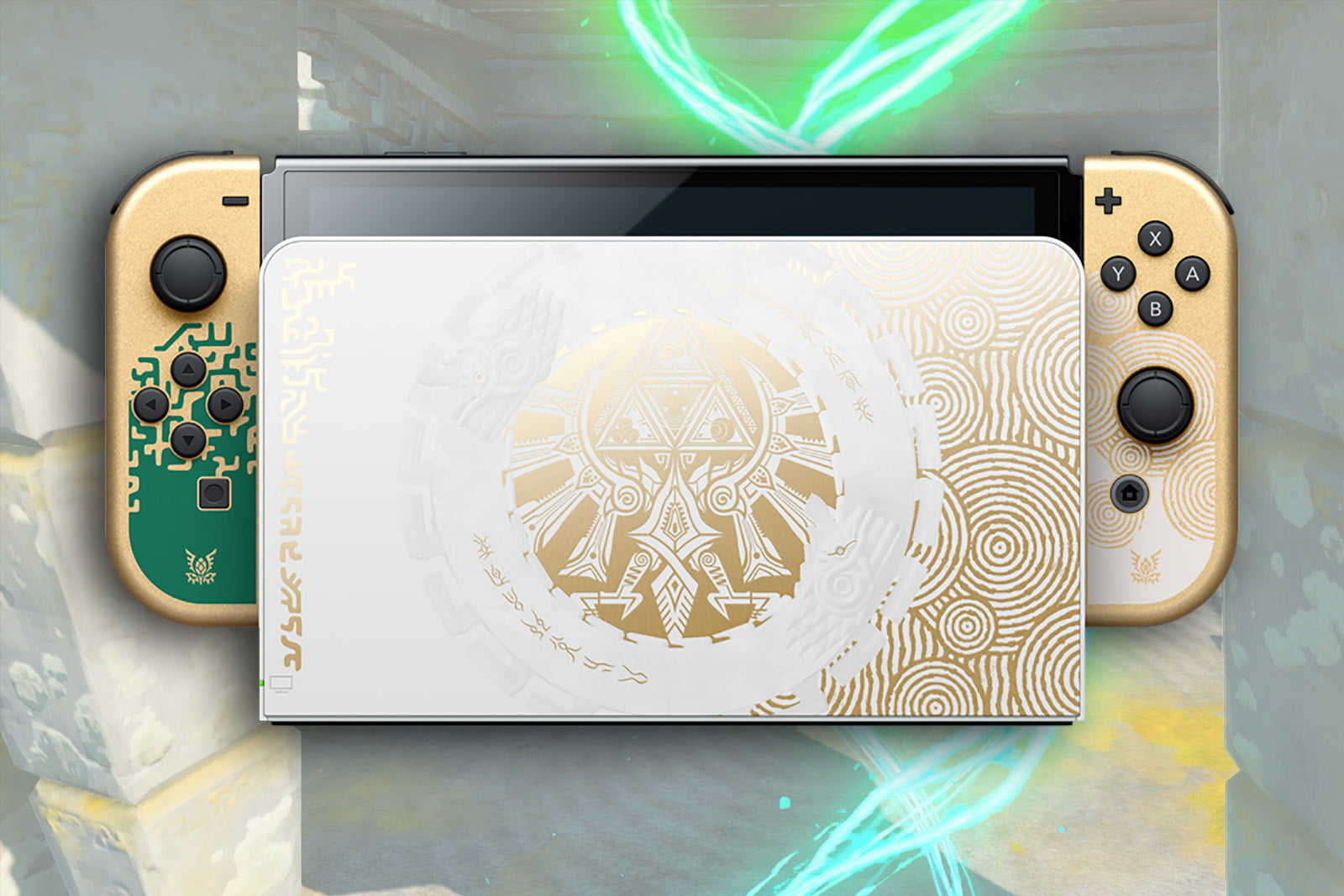 Nintendo Limited Edition Zelda Tears Of The Kingdom Switch OLED Guld