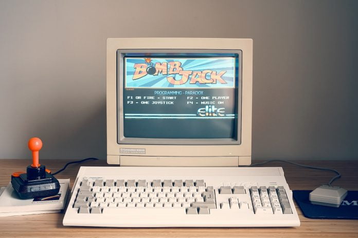Commodore Amiga on a desk
